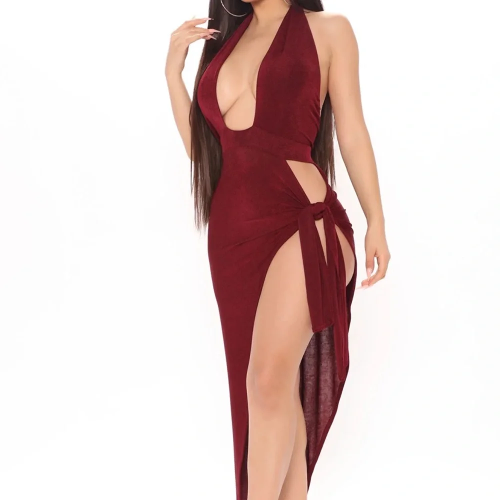Fashionnnova poly and spandex Nighttime Rider‎ midi dress . NWT. Retail 39.99